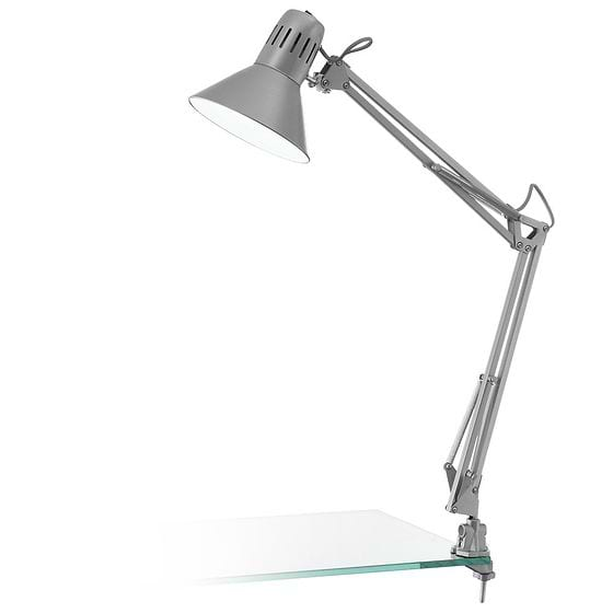 Eglo FIRMO Silver Adjustable Clamp Table Light