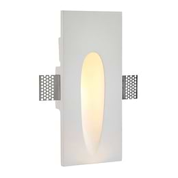 Saxby Zeke Rectangular 1.5W Warm White LED Wall Light