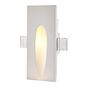 Saxby Zeke Rectangular 1.5W Warm White LED Wall Light