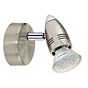 Eglo MAGNUM-LED Brushed NKL GU10 Spotlight 2.8W 3000K