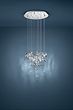 Eglo Pianopoli Large Chrome LED Pendant Light 3000K