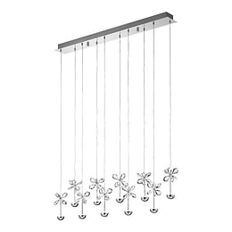 Eglo Pianopoli Chrome LED Pendant Light 3000K
