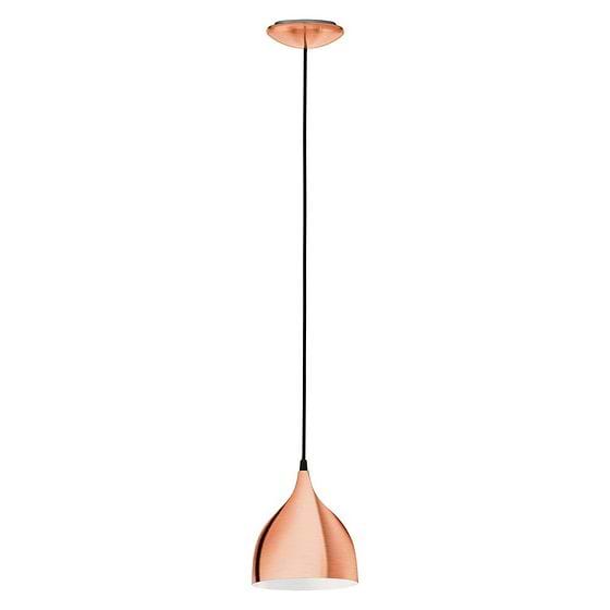 EGLO Coretto Cone Copper Pendant Light