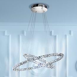 Eglo Toneria Chrome LED Pendant Light 4000K