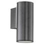 Eglo RIGA Anthracite Cylindrical IP44 2.8W GU10 Wall Light