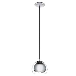 Eglo Rocamar Single Chrome E27 Pendant Light