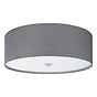 Eglo Pasteri Satin Nickel & Grey E27 Ceiling Light