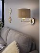 Eglo MASERLO Taupe & Gold Adjustable Wall Light