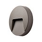 Saxby Severus Grey CCT round indirect IP65 2.8W Exterior Wall Light