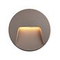 Saxby Severus Grey CCT round indirect IP65 2.8W Exterior Wall Light