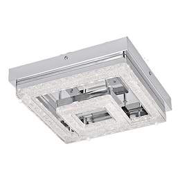 Eglo Fradelo Chrome LED Ceiling Light 3000K