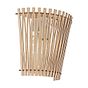 Eglo SENDERO Maple Wood Curved Slat Wall Light