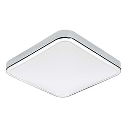 Eglo Manilva 1 Chrome LED Ceiling Light 3000K IP44
