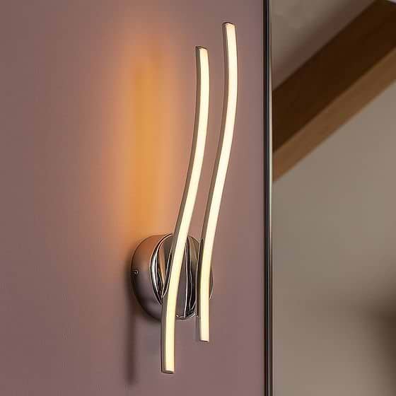 Eglo Valmora Chrome LED Wall Light 3000K