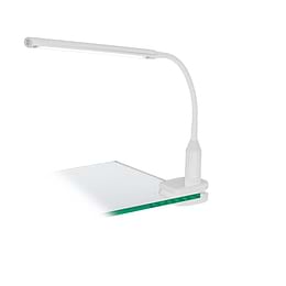 Eglo LAROA White Touch Dimmer LED Clamp Table Lamp