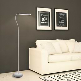 Eglo Laroa White LED Floor Light 4000K