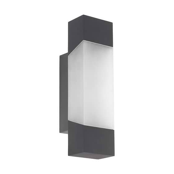 EGLO Gorzano Anthracite LED IP44 Outdoor Wall Light