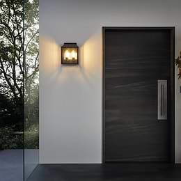Eglo Soncino Black Outdoor E27 Wall Light IP44