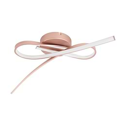 Eglo PALOZZA Rose Gold & White Bow LED Ceiling Light