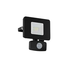 Eglo FAEDO 3 Black Motion Sensor LED Security Light 10W IP44