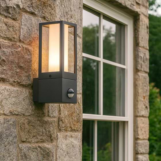 Saxby Lantern pIR IP44 7W Wall Light