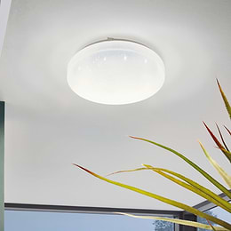 Eglo Frania-S White LED Wall/Ceiling Light 3000K