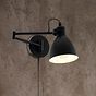 Eglo San Peri Black E27 Wall Light