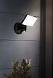 Eglo Pagino Black Outdoor LED Wall Light 5000K IP44 with Sensor