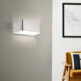 Eglo Sania 4 Satin Nickel LED Wall Light 3000K