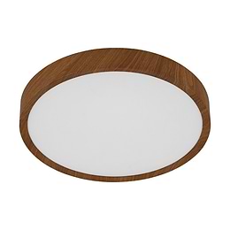 Eglo Musa Large Brown Round LED Ceiling Light Black