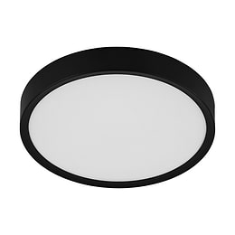 Eglo Musa Small Black Round LED Ceiling Light Black