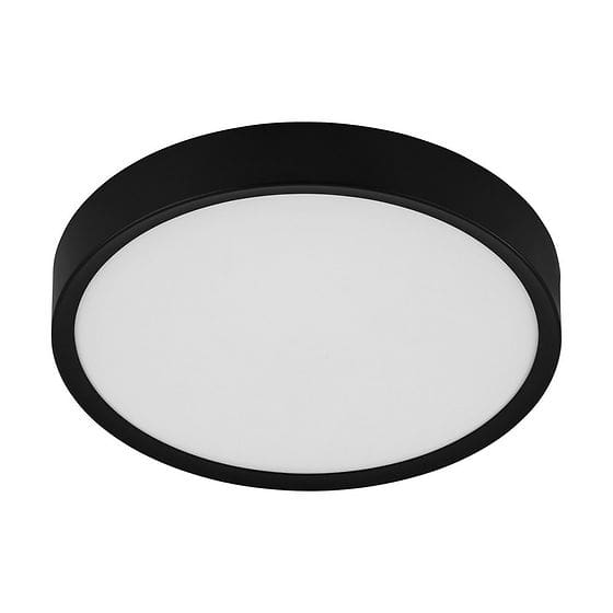 Eglo Musa Small Black Round LED Ceiling Light Black