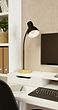 Eglo VERADAL Matte Black & Wood Adjustable Desk Light