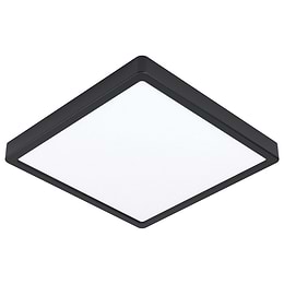 Eglo Neoteric Medium Black Deep Square Ceiling Light