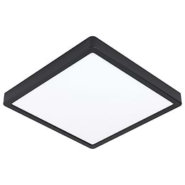 Eglo Neoteric Medium Black Deep Square Ceiling Light