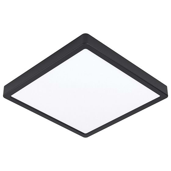 Eglo Neoteric Medium Black Deep Square Ceiling Light