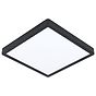 Eglo Neoteric Medium Black Deep Square Ceiling Light