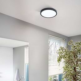 Eglo Fueva 5 Black LED Surface-Mounted Light 3000K IP44