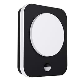 Eglo MADRIZ Black & WHT Motion Sensor LED Wall Light 2x3.6W IP44