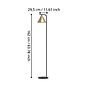 Eglo Narices Black E27 Floor Light