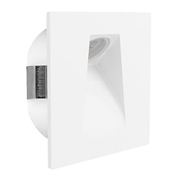 Eglo MECINOS Matte White Recessed LED Stair Light 2W 3000K