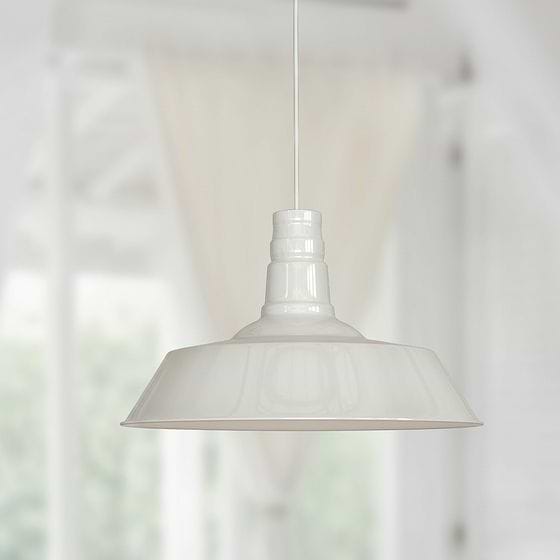 Large Clay White Cream Industrial Dining Room Pendant Light