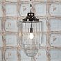 Soho Lighting Glasshouse Nickel Clear Schoolhouse Hallway Pendant Light