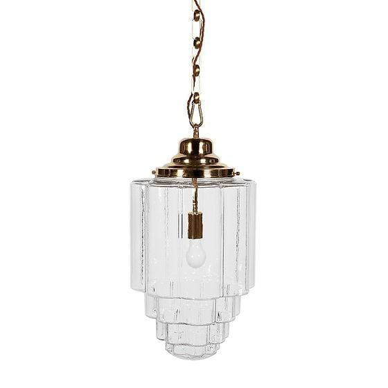 Glass Vintage Pendant Light