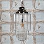 Soho Lighting Glasshouse Nickel Clear Schoolhouse Hallway Pendant Light