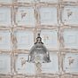 Soho Lighting D'Arblay Nickel Scalloped Prismatic Glass Dome French Style Stairwell Pendant Light