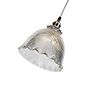 Soho Lighting D'Arblay Nickel Scalloped Prismatic Glass Dome French Style Stairwell Pendant Light