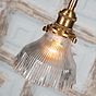 Soho Lighting D'Arblay Fluted Bell French Style Brass Pendant Light