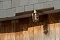 Soho Lighting Kemp Lacquered Solid Antique Brass IP65 Rated Grid Outdoor & Bathroom Ceiling Light