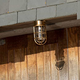 Brass Outdoor Ceiling Light
